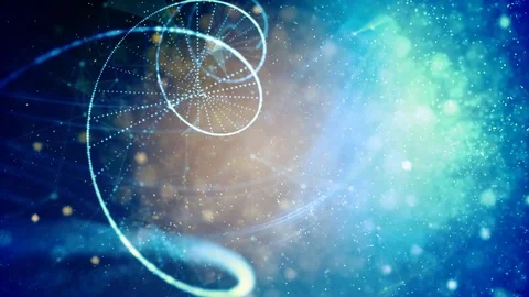 DNA double helix background Stock Footage 95497488