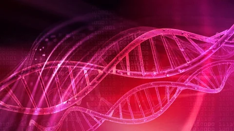 DNA double helix background Stock Footage 100725804