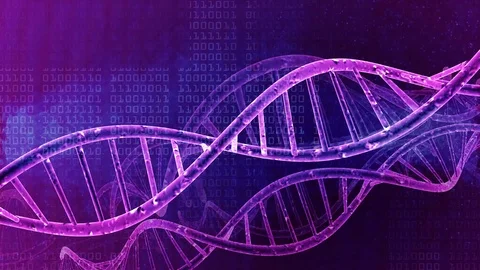 DNA double helix background Stock Footage 100725824