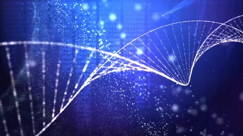 DNA double helix background Stock Footage 100994328