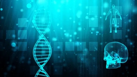 DNA double helix background Stock Footage 101831048