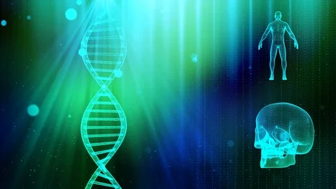 DNA double helix background Stock Footage 101831320