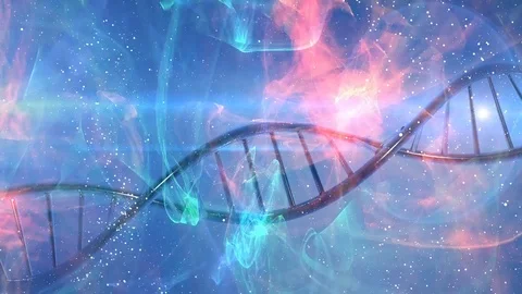 DNA double helix background Stock Footage 107656190