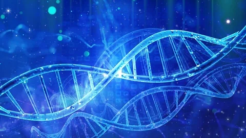 DNA double helix background Stock Footage 114708581