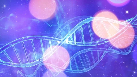 DNA double helix background Video stock 114708600