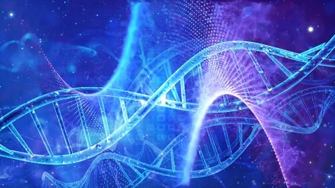 DNA double helix background Stock Footage 114708616