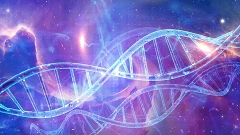 DNA double helix background Stock Footage 114708619