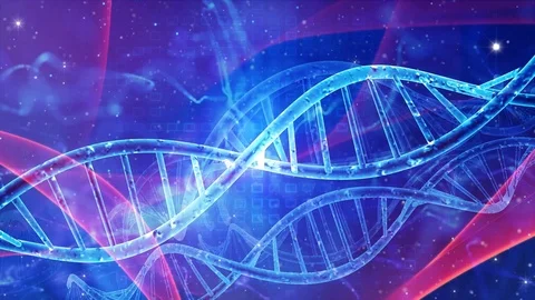 DNA double helix background Stock Footage 114708630