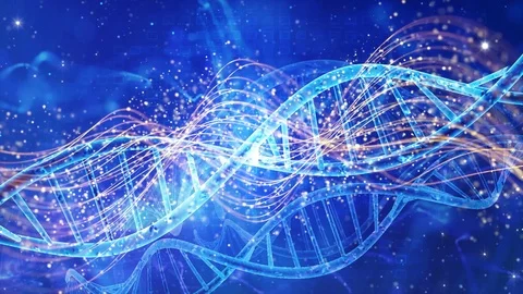DNA double helix background Stock Footage 114708638