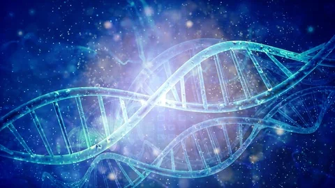 DNA double helix background Stock Footage 114708656