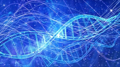 DNA double helix background Stock Footage 114708686