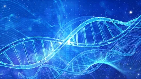 DNA double helix background Video stock 114708690