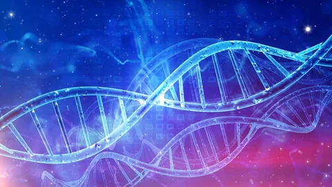 DNA double helix background Stock Footage 114708692