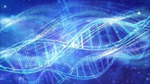 DNA double helix background Stock Footage 114708696