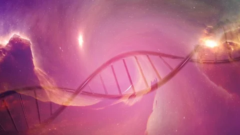 DNA double helix background Stock Footage 114798391