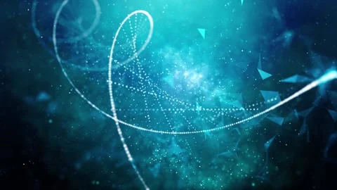 DNA double helix background Video stock 156870563