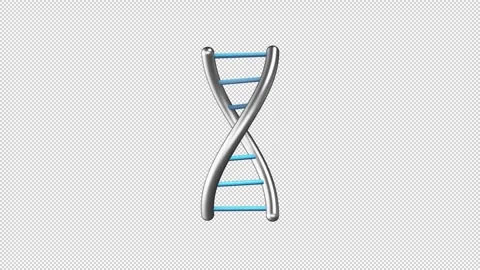 DNA double helix Loop Alpha Stock Footage 307999952