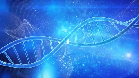 DNA double helix molecular background Stock Footage 94118438