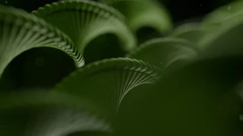 Dna Double Helix Rotating in a Dark Green Abstract Digital Science Background 库存影片 331109974