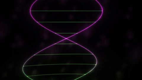 DNA Double Helix Structure Animation. Stock Footage 335108296