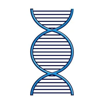 Dna double helix structure representing genetics and science 스톡 일러스트