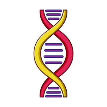 Dna double helix structure representing genetics and biology イラスト素材