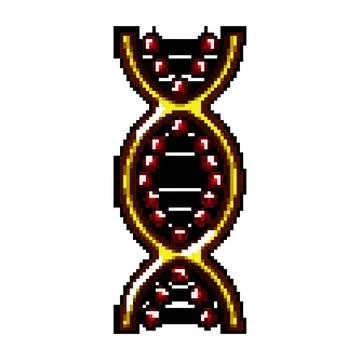 Dna double helix structure representing genetics and science イラスト素材