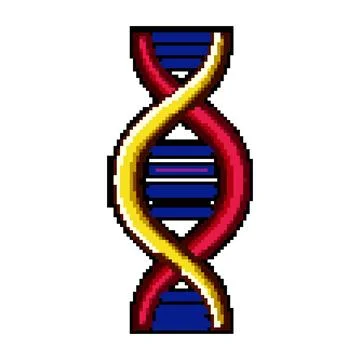 Dna double helix structure representing genetics and biology Stockillustratie