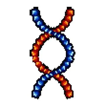 Dna double helix structure representing genetics and biology Illustrazione stock