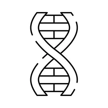 Dna double helix structure representing genetic code and biology 스톡 일러스트