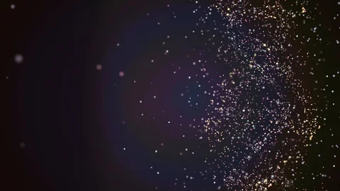 DNA evolution concept. Loopable video of abstract particles forming a dna frame Stock Footage 122268567