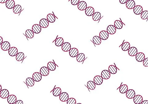 Dna gene background with science theme Stock Illustration