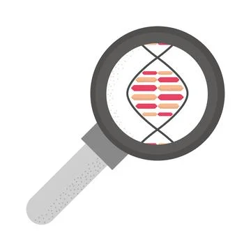 Dna genetic analysis Illustrazione stock