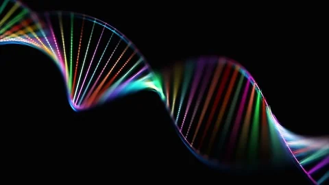 DNA Genetic Code Colorful Genome Stock Footage 112032854