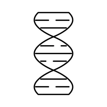 Dna genetic helix structure representing biology and science イラスト素材