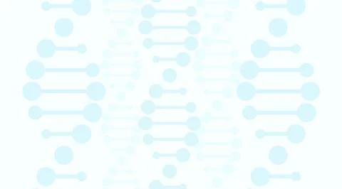 DNA genetics seamless pattern. Blue background. Chromosomal genetic spiral il Illustrazione stock