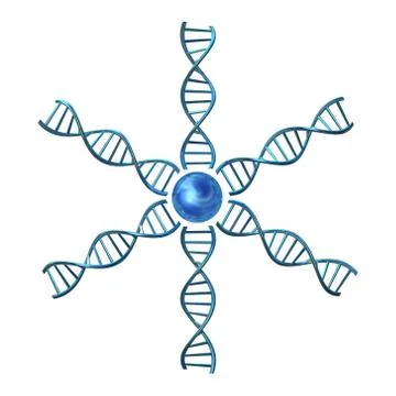 Dna helices Stock Illustration