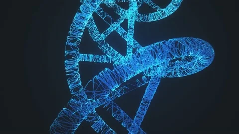 Dna Helix 4k Stock Footage 145839494