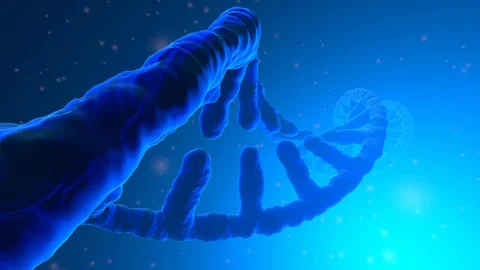 DNA Helix Animation Stock Footage 105578385