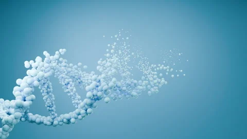 The DNA Helix Is Assembled From Molecules Stock Footage 326532693