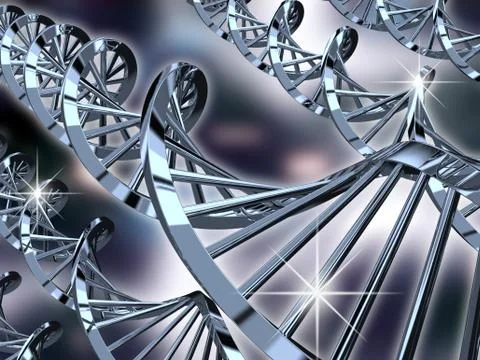DNA helix Stock Illustration