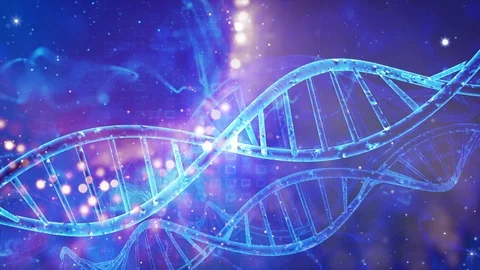 DNA helix, medical research background | Stock Video | Pond5