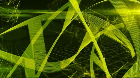 DNA helix molecule from stem cell biotech genetic medical engineering research Vidéo 80282598