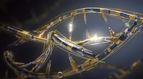 DNA-helix. Stock Photos