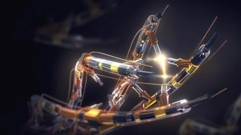 DNA-helix. Stock Photos