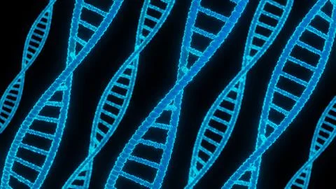 DNA helix sequence. Molecules structure dna code. Illustrazione stock