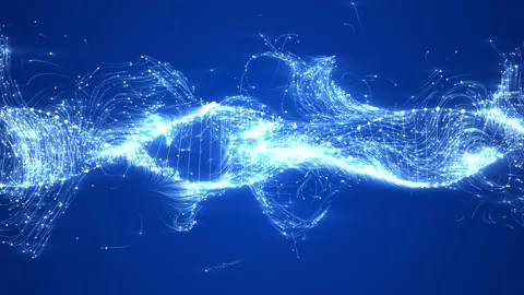 DNA Helix Strand Animating In rotating and then Animating out Stock Footage 145637752