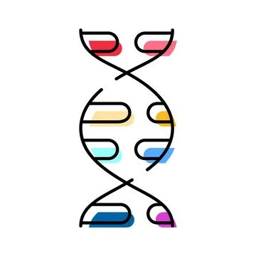 Dna helix structure representing genetic and biological science イラスト素材