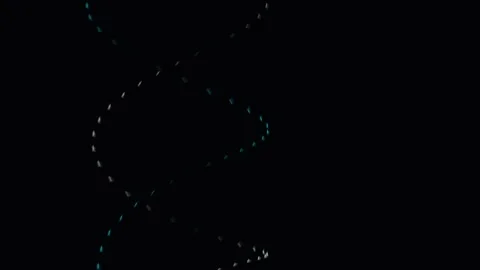 DNA helix structure rotating slowly in abstract dark background with subtle.. Stock Footage 342421376
