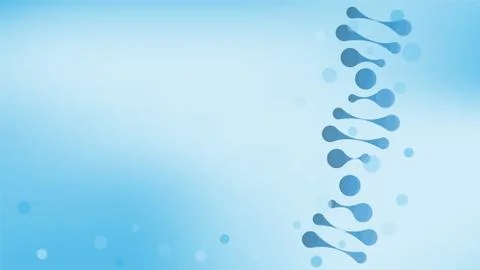 DNA helix structure, science and technology abstract background 스톡 일러스트